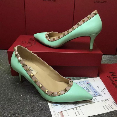 Valentino Shallow mouth stiletto heel Shoes Women--011